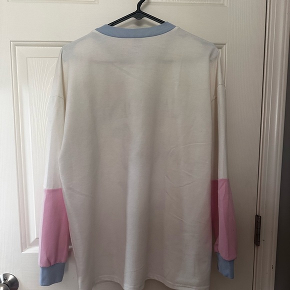 Shein, Medium, white, pink, blue - Picture 4 of 4